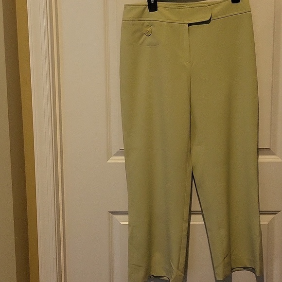 ALDO TREVI Mint Green Slacks Size 10 - Picture 3 of 8